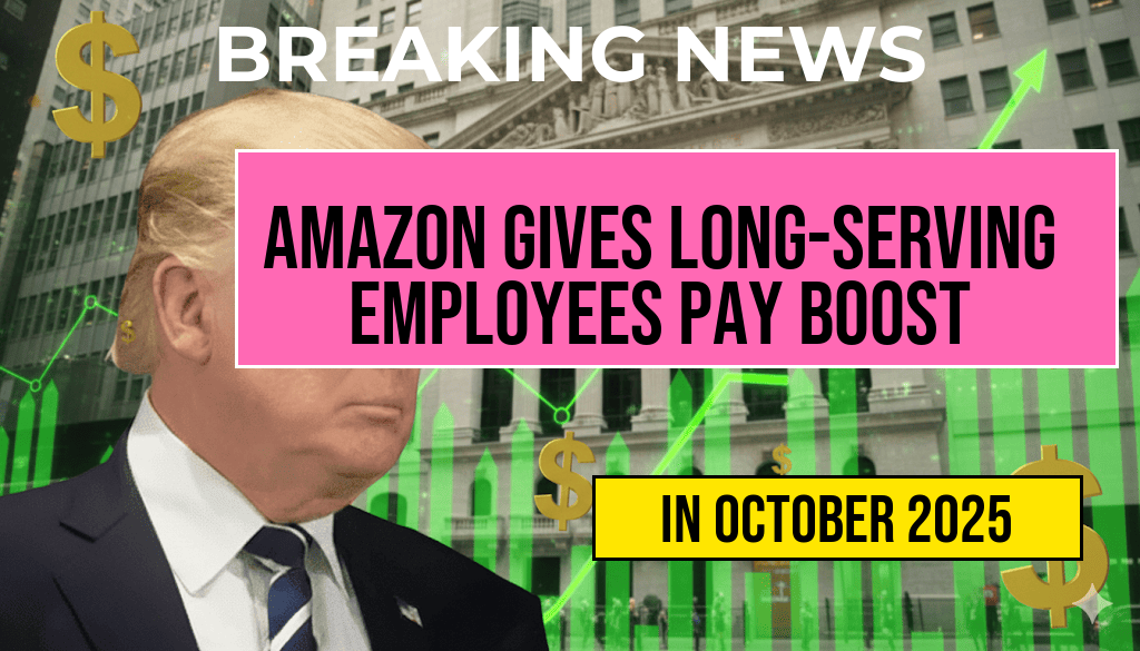 Amazon Rewards Its Longest-Serving Employees with a Fifteen-Cent Hourly Pay Increase