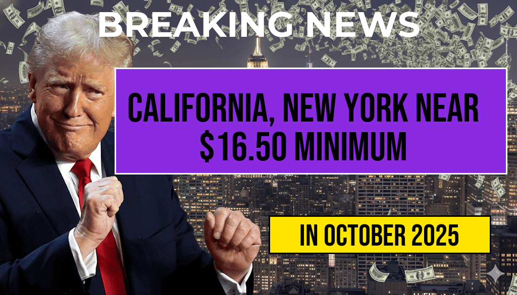 California and New York to Reach $16.50 Minimum Wage Milestone