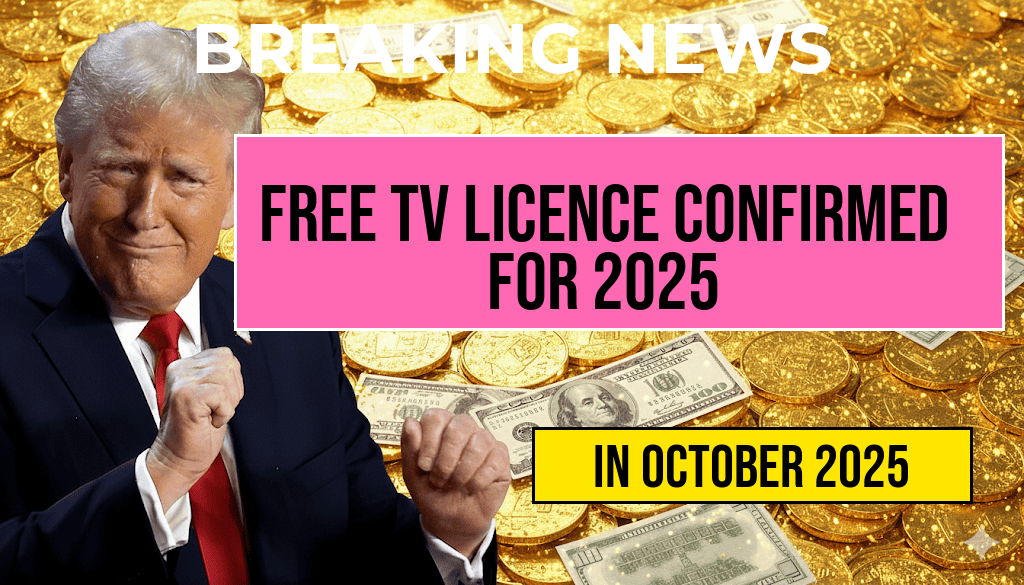 Government Confirms Free TV Licence for 2025 – Find Out if You Qualify Now