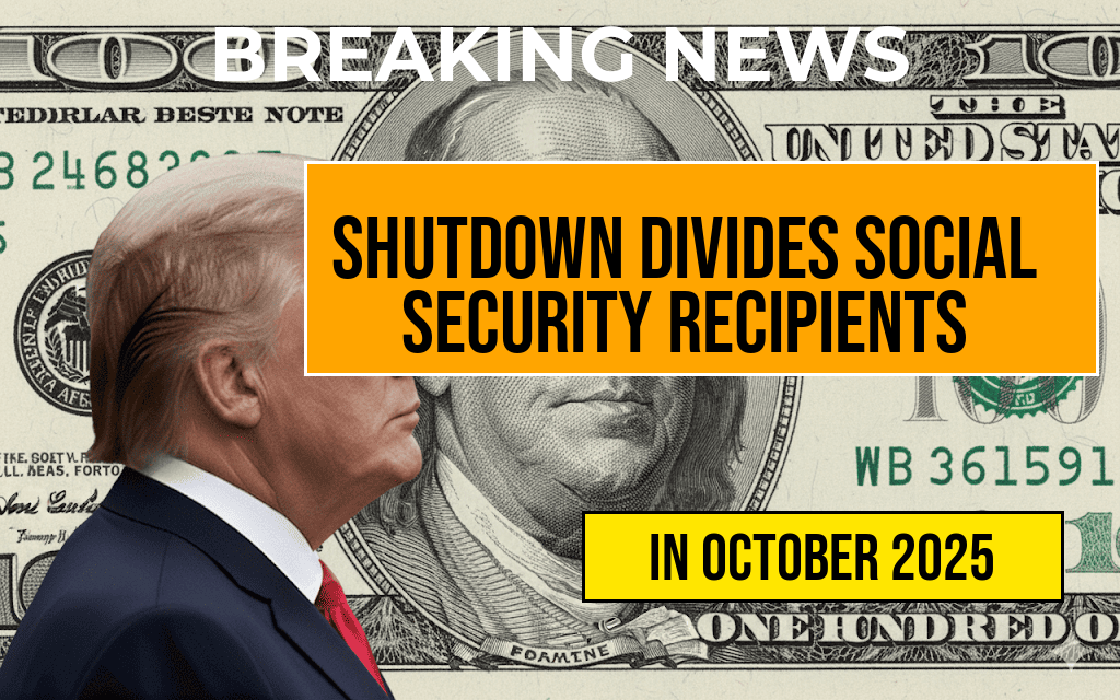 Government Shutdown Will Divide Social Security Recipients: Existing Beneficiaries Protected, New Applicants Facing Complete Holdout