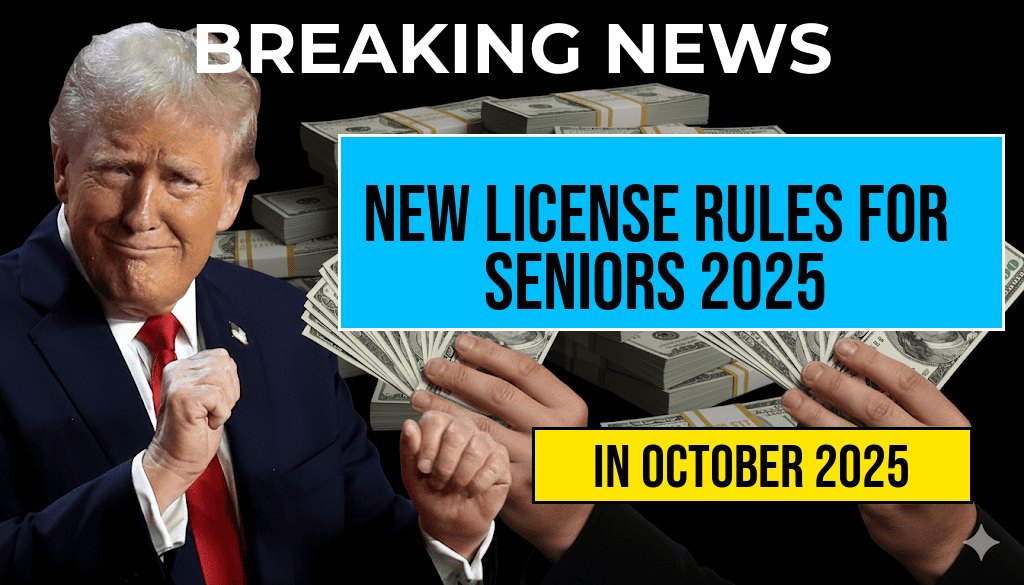 U.S. Implements New Driving License Requirements for Seniors Starting October 2025—Important Updates for Drivers Aged 70 and Older